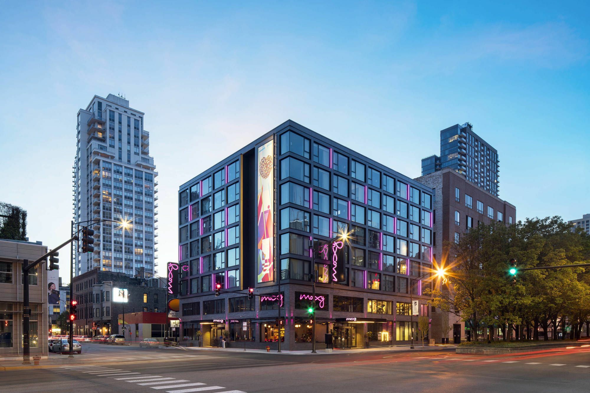 Moxy Chicago Downtown Otel Dış mekan fotoğraf
